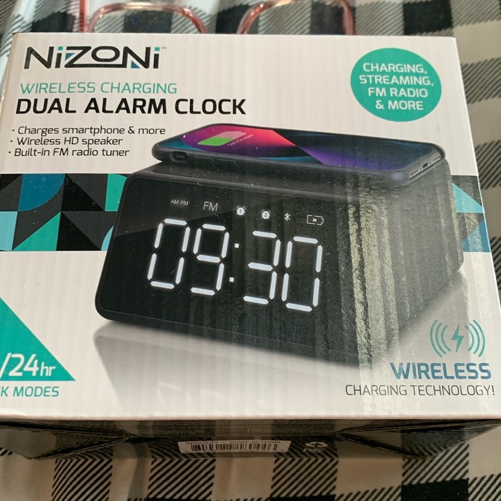 New alarm clock/charger